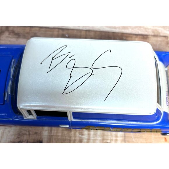 1999 WCW Uncensored Goldberg Diecast Model Car Autographed Collectible Blue & Wh - Picture 5 of 8